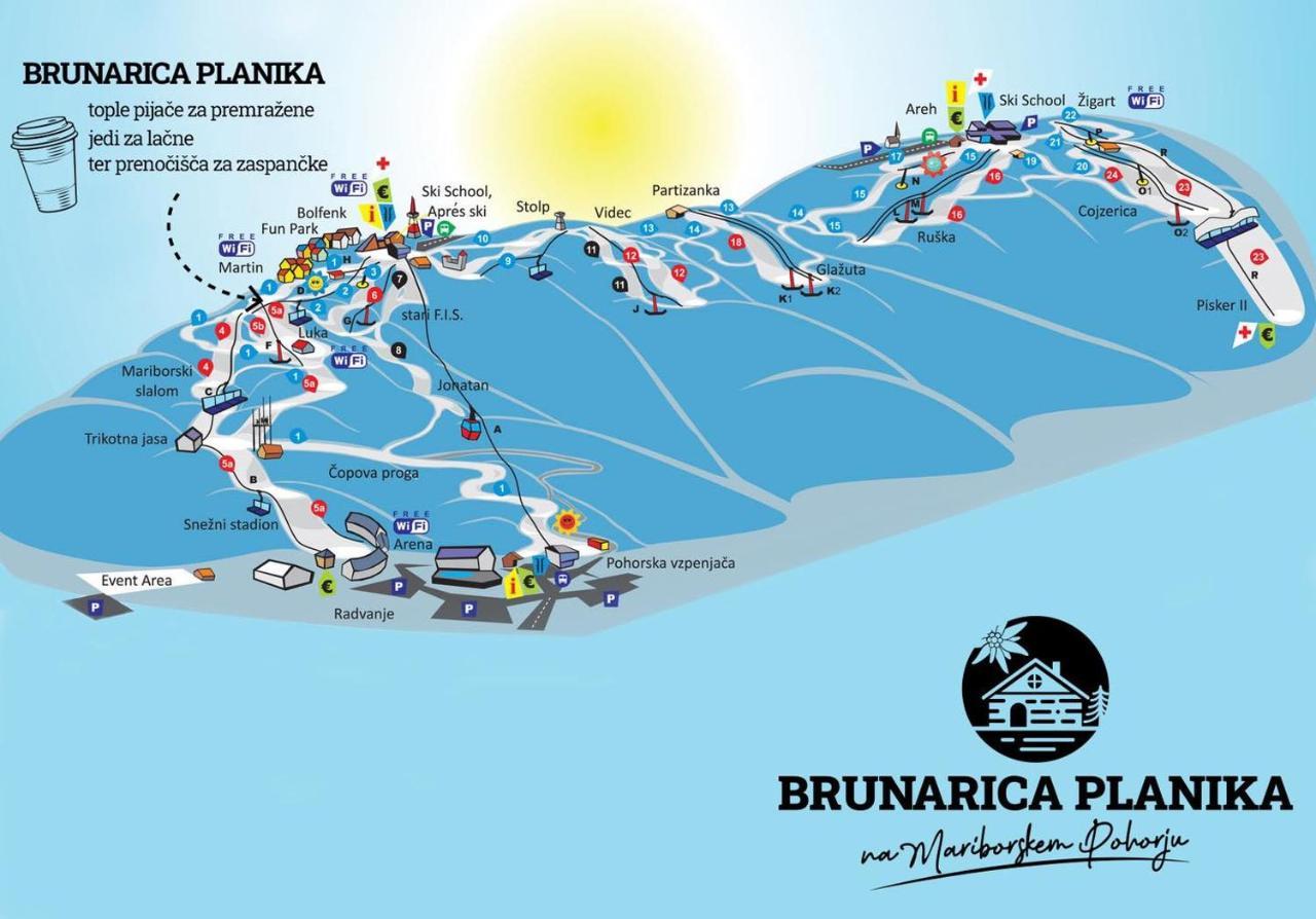 Brunarica Planika Mtb Point Марибор Экстерьер фото